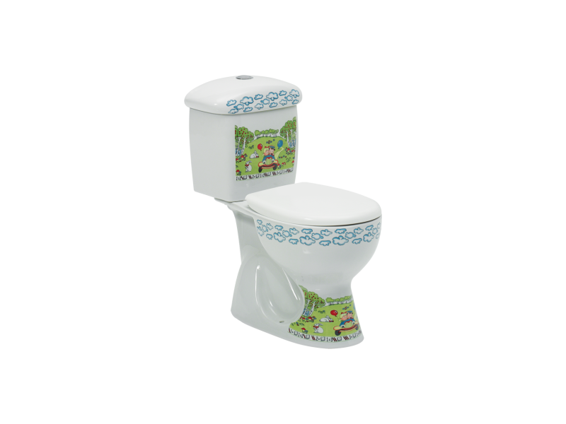 Yumurcak Takım Klozet (Arkadan Çıkışlı)