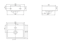 Mini Lavabo 28 x 37 cm