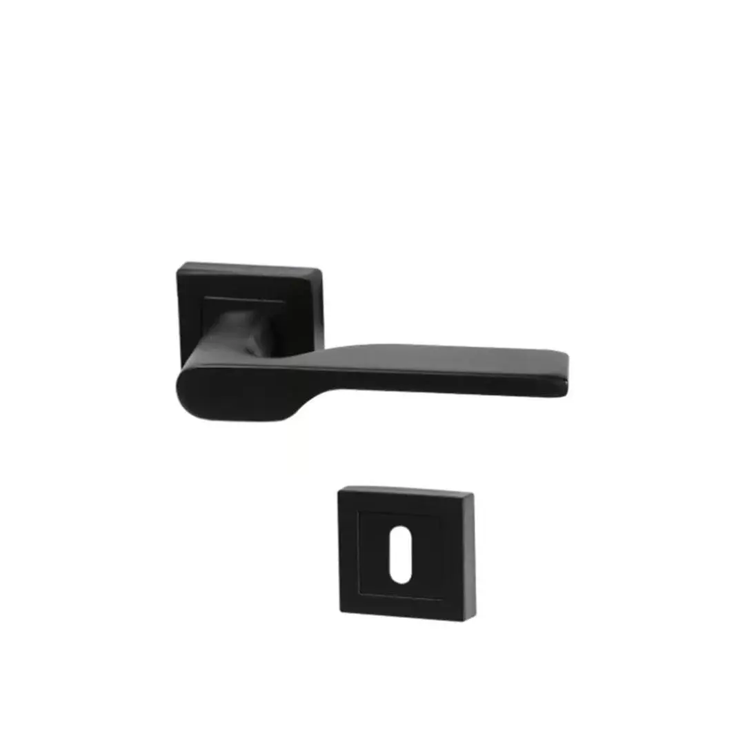 EDA SİYAH  ROZETLİ KAPI KOLU