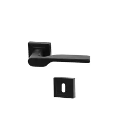 EDA SİYAH  ROZETLİ KAPI KOLU