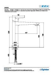 ECA DALİA ORTA BOY LAVABO BATARYASI