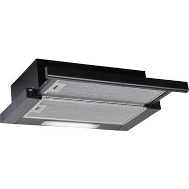 HİBSAN ÇİFT MOTORLU SİYAH ASPİRATÖR