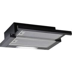 HİBSAN ÇİFT MOTORLU SİYAH ASPİRATÖR