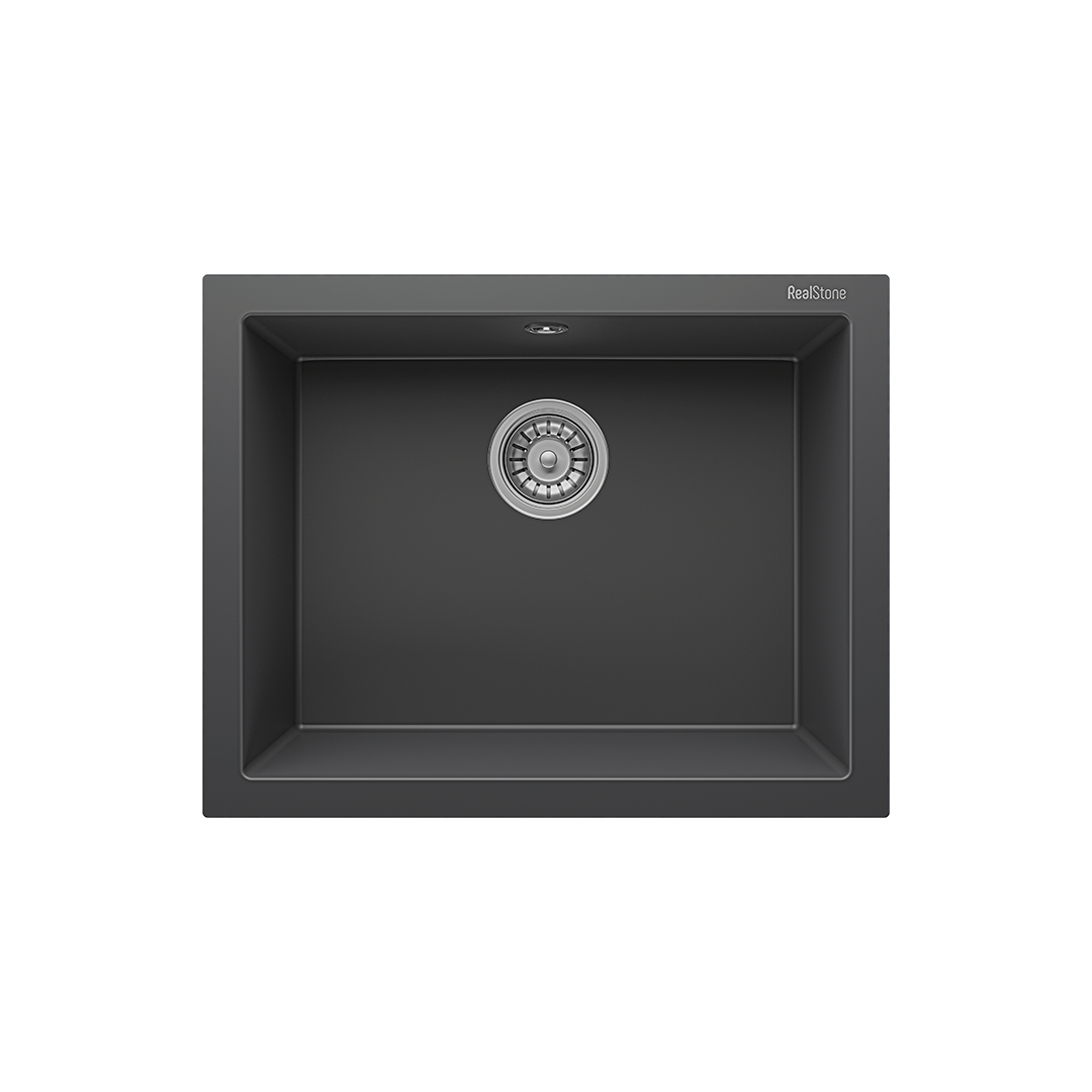 REAL STONE K012 GORDİON ANTRASİT GRANİT EVYE