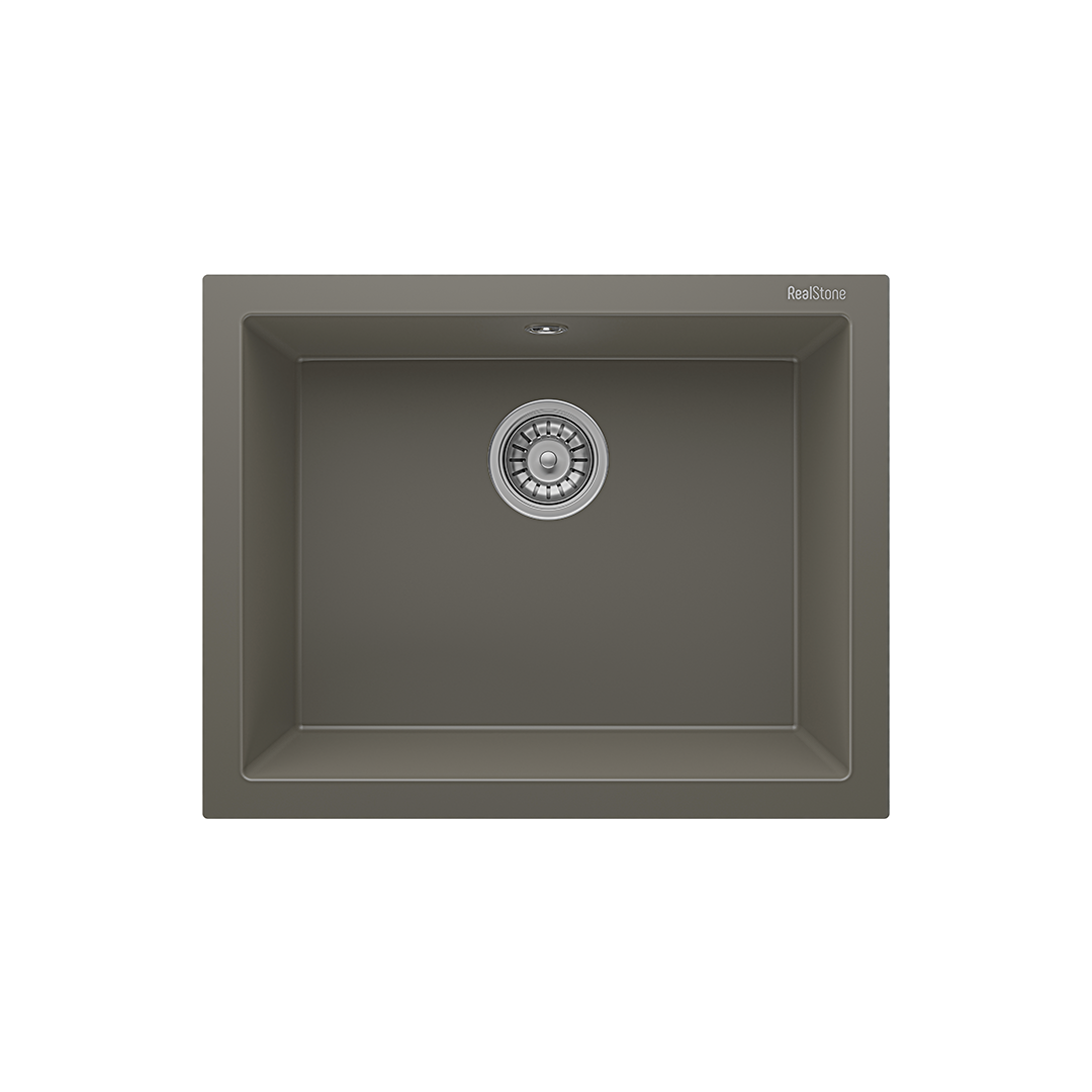 REAL STONE K012 GORDİON GRİ GRANİT EVYE