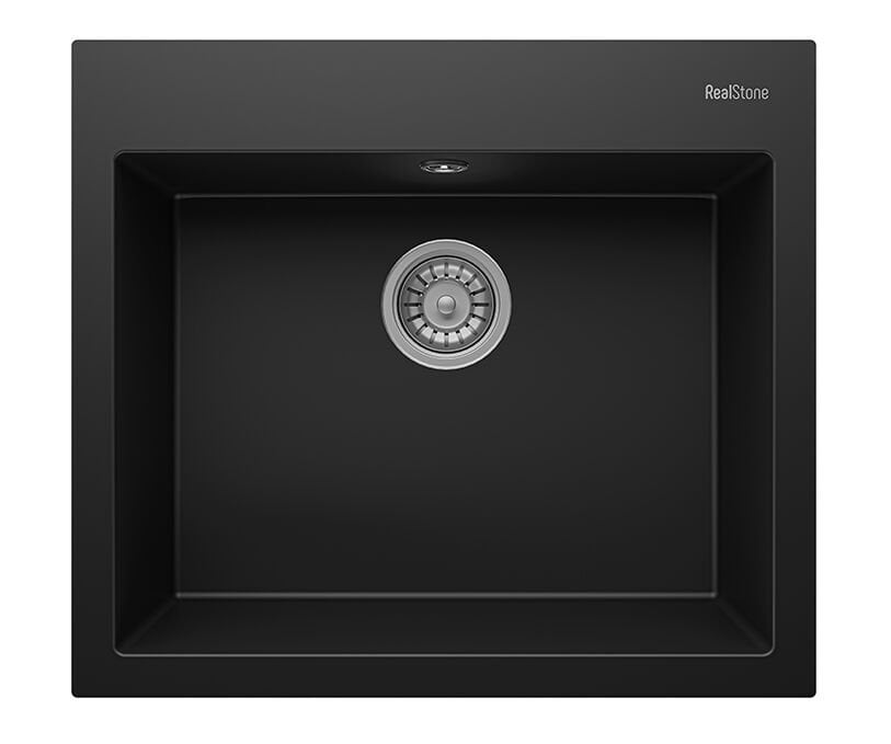 REAL STONE K002 DİDYMA 60 GRANİT EVYE SİYAH