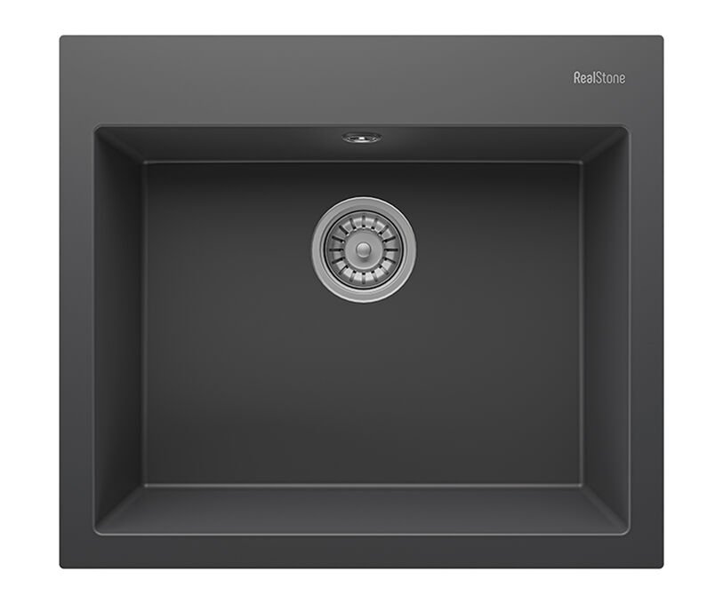 REAL STONE K002 DİDYMA 60 GRANİT EVYE ANTRASİT