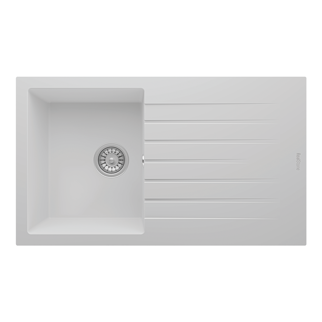 REAL STONE P004 TROYA 50X86 GRANİT EVYE BEYAZ