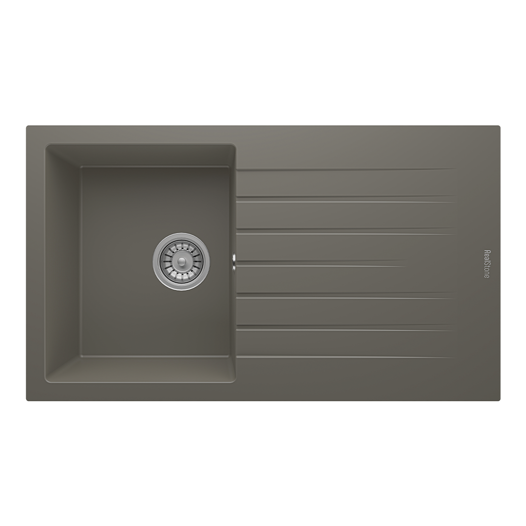 REAL STONE P004 TROYA 50X86 GRANİT EVYE GRİ