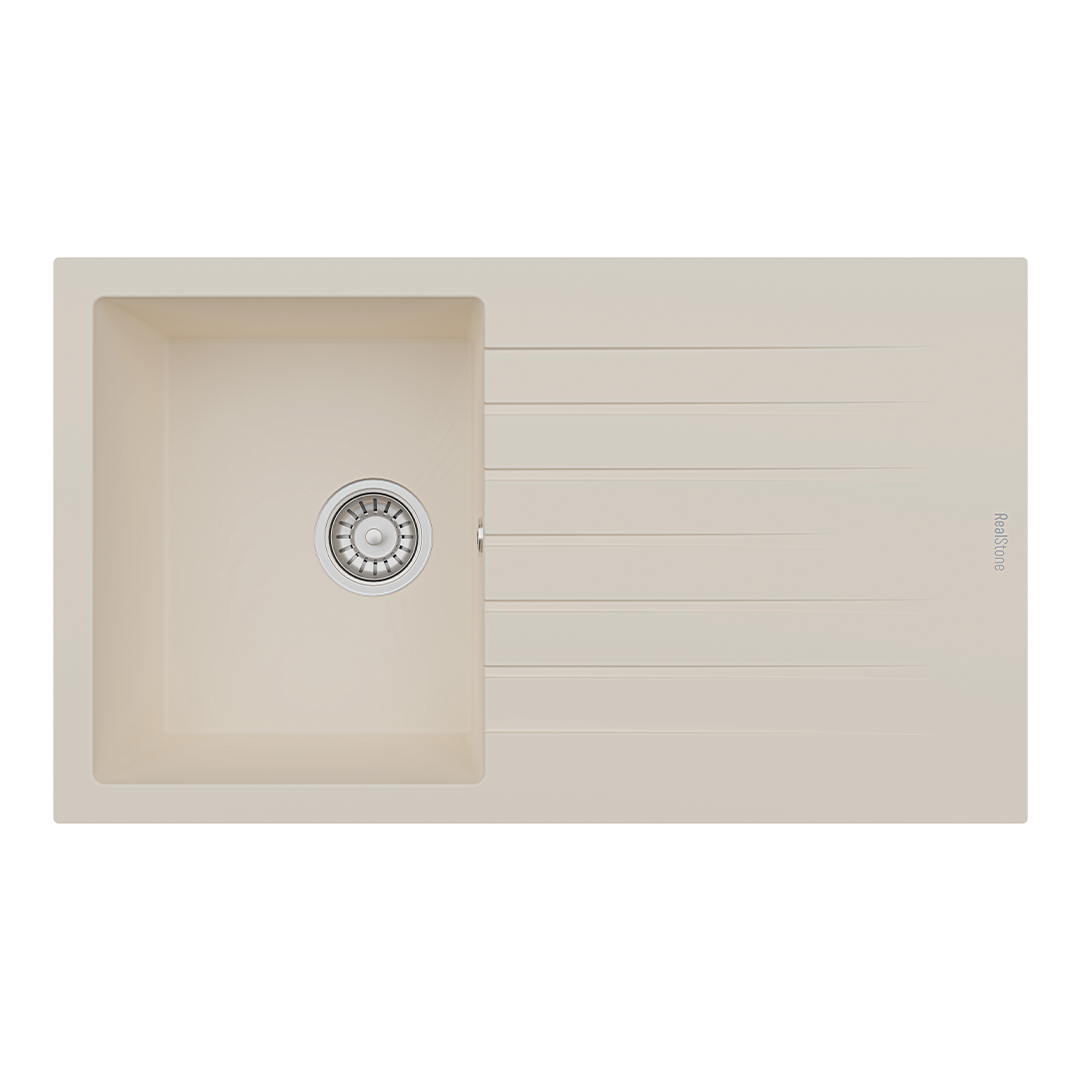 REAL STONE P004 TROYA 50X86 GRANİT EVYE KREM