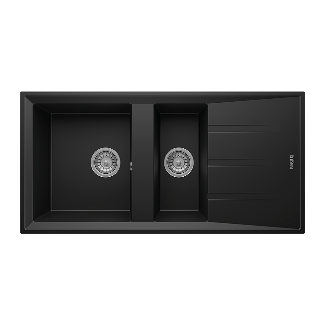 REAL STONE P013 SALDA GRANİT EVYE SİYAH