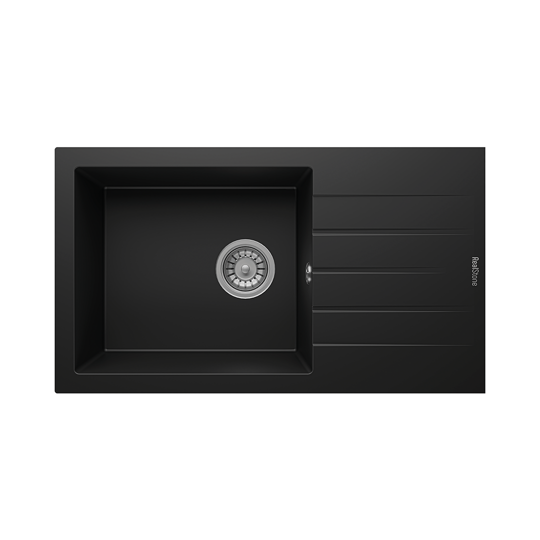 REAL STONE P010 ASSOS 76 XL GRANİT EVYE SİYAH