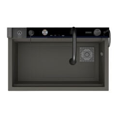 Realstone Victoria Akıllı Evye Gri