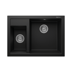 REAL STONE P016 1.5 GÖZ GRANİT EVYE SİYAH