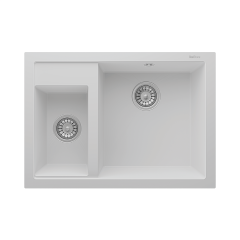 REAL STONE P016 1.5 GÖZ GRANİT EVYE BEYAZ