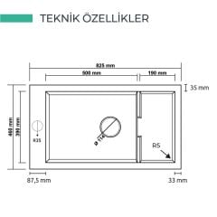 REAL STONE P023 KNİDOS GRANİT EYVE ANTRASİT