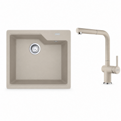 Franke Eviye Batarya Seti Urban UBG 610-50 + Active Plus Doccia 2.0 Sahara