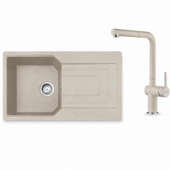 Franke Eviye Batarya Seti Urban UBG 611-86 + Active Plus Doccia 2.0 Sahara