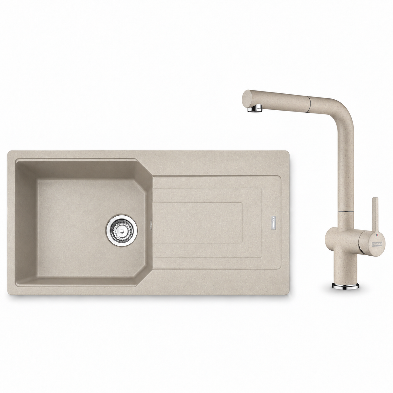 Franke Eviye Batarya Seti Urban UBG 611-100 + Active Plus Doccia 2.0 Sahara