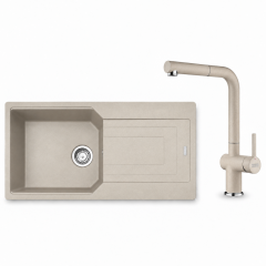 Franke Eviye Batarya Seti Urban UBG 611-100 + Active Plus Doccia 2.0 Sahara