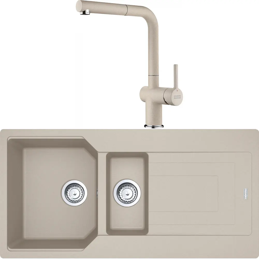 Franke Eviye Batarya Seti Urban UBG 651-100 + Active Plus Doccia 2.0 Sahara