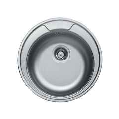 TEK GÖZLÜ DAİRE ANKASTRE T.ÜSTÜ 48 CM EC-145 KROMEVYE