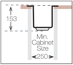ME171 Polisajlı Tezgah Altı