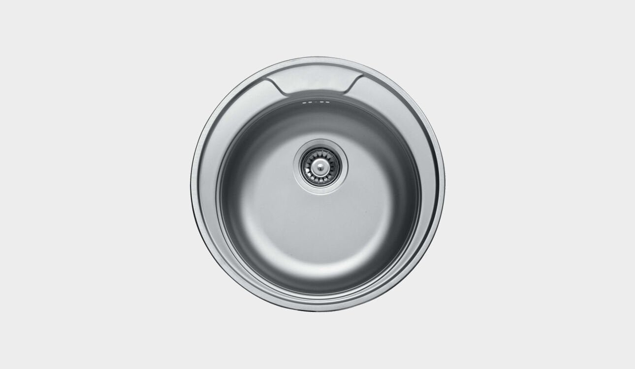 TEK GÖZLÜ DAİRE ANKASTRE T.ÜSTÜ EC-146 KROMEVYE 51 CM