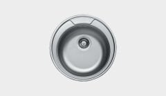 TEK GÖZLÜ DAİRE ANKASTRE T.ÜSTÜ EC-146 KROMEVYE 51 CM