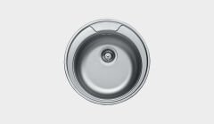 TEK GÖZLÜ DAİRE ANKASTRE T.ÜSTÜ 51 CM EC-146 KROMEVYE DEKORLU