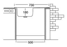 TEK GÖZLÜ DAMLALIKLI EC-151 48X73 KROMEVYE
