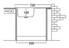 TEK GÖZLÜ DAMLALIKLI EC-151 DEKORLU 48X73 KROMEVYE