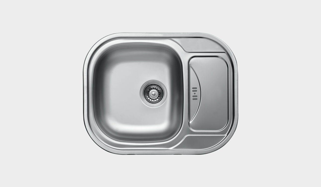 TEK GÖZLÜ DAMLALIKLI EC-154 DEKORLU 48X62 KROMEVYE