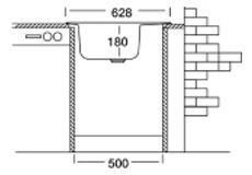 TEK GÖZLÜ DAMLALIKLI EC-154 DEKORLU 48X62 KROMEVYE
