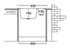 BİR BUÇUK GÖZLÜ EC-155 DEKORLU KROMEVYE 48X62