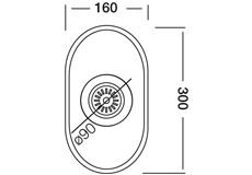 BUÇUK GÖZ 16X30 KROMEVYE EX-001 DEKORLU