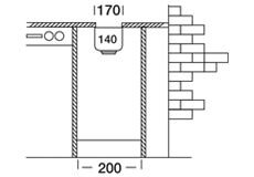 BUÇUK GÖZ 17X30 EVYE KROMEVYE  EX-003 DEKORLU