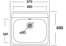 TEK GÖZLÜ DAMLALIKSIZ EX-327 EVYE KROMEVYE