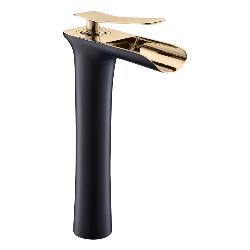 VICTORIA BLACK GLASS ÇANAK LAVABO BATARYASI